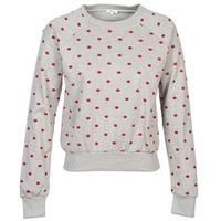 manoush lipdrop sweat womens sweatshirt in grey