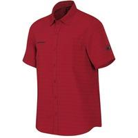 MAMMUT MENS LENNI SHIRT LAVA/SEAWEED (LARGE)