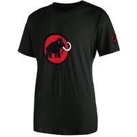 mammut mens logo t shirt black medium