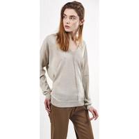 max moi pullover malabar womens long sleeve t shirt in beige