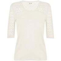 max moi pullover muriel womens sweater in white