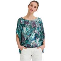 mado et les autres blouse fanny womens blouse in blue