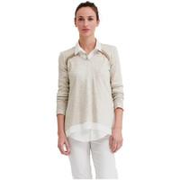 mado et les autres pullover claire womens sweater in beige