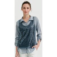 mado et les autres shirt aventureuse womens shirt in blue