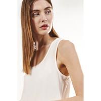 max moi top motus womens vest top in white