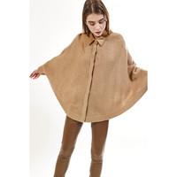 max moi poncho mogador womens cardigans in beige