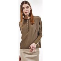 max moi pullover muji womens long sleeve t shirt in green