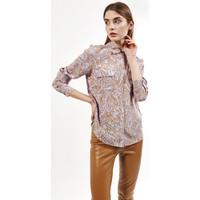 max moi shirt messageprint womens shirt in purple