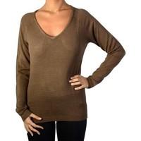 marion roth pullover col v touch cachemire mr900 marron womens sweater ...