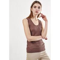 max moi tank top minuscal womens vest top in brown