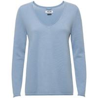 max moi pullover leo womens long sleeve t shirt in blue