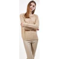 max moi pullover mathilde womens long sleeve t shirt in beige