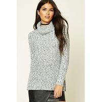 Marled Knit Turtleneck Jumper