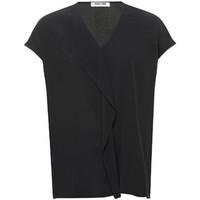 max moi top laslo womens blouse in black