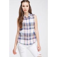 Madras Plaid Buttoned Shirt