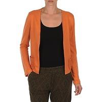 Majestic BERTHILLE women\'s Cardigans in orange