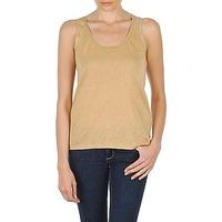 Majestic BASTIENNE women\'s Vest top in BEIGE