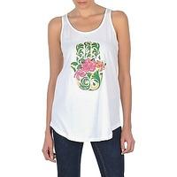 manoush debardeur tropic hamsa womens vest top in white