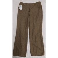 marks and spencer size 32 brown trousers