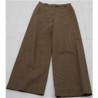 max mara size 8 brown check trousers