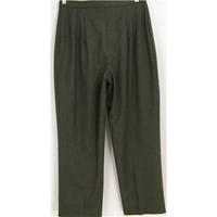 marks spencer size 12 green trousers