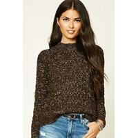 Marled Cable-Knit Jumper