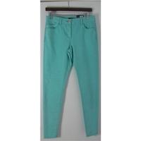 Marks & Spencer Collection Jeggings Turquoise Stretch Jeans UK Size 8 Medium / Leg Length 29\
