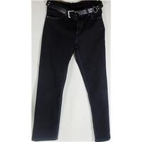 marks spencer size 8 short black chinos