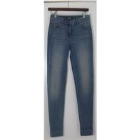 Marks & Spencer Collection Jeggings Medium Blue Denim Stretch Jeans UK Size 8 / Leg Length 33\