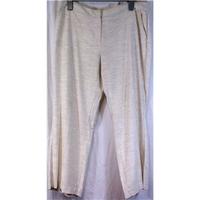 Marks and Spencer Size L Cream Ivory Trouser M&S Marks & Spencer - Size: L - Cream / ivory - Trousers