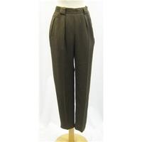 marilyn anselm size 10 dark green trousers