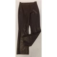 Marks & Spencer size: 10 brown PVC trousers