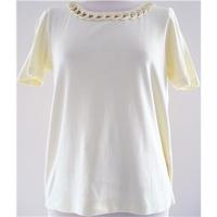 marks and spencer size 10 yellow short sleeved top
