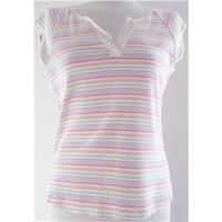 Marks and Spencer - Size: 12 - Multi-coloured - Cap sleeved Top