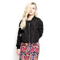 Madam Rage Ruffle Bomber Jacket-12