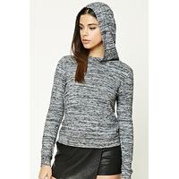 Marled Fleece Hooded Top