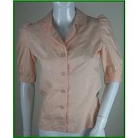 mary lou size s pink blouse vintage