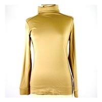 marks and spencer camel long sleeved polo neck