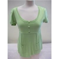 marks spencer size 12 green short sleeved shirt