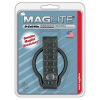 MAGLITE D CELL BELT HOLDER BASKET WEAVE LEATHER (BLACK)