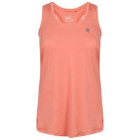 Mancuso Perforated Racer Back Vest Top in Fusion Coral  Tokyo Laundry Active
