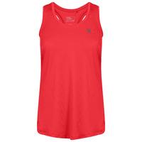 Mancuso Perforated Racer Back Vest Top in Rouge Red  Tokyo Laundry Active