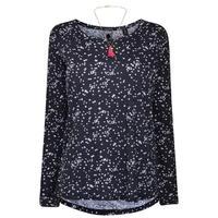 maison scotch long sleeved star print t shirt