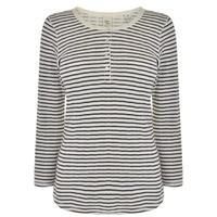 MAISON SCOTCH Striped Long Sleeved T Shirt