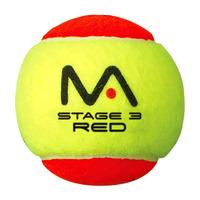 Mantis Stage 3 Mini Tennis Red Balls - 12 Pack