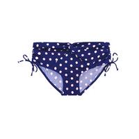 marie meili navy white dotted shorty swimwear johanna