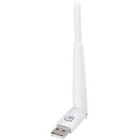 Manhattan Range+ 300n/300 Mbps 2t2r Mimo Usb Wireless Adapter With 3 Dbi Antenna (525534)