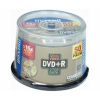 Maxell DVD+R 4, 7GB 120min 16x printable 50pk Spindle