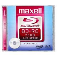 maxell bd re 25gb 135min 2x 1pk jewel case