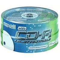 Maxell CD-R 700MB 80min 52x printable 25pk Spindle